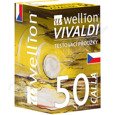 Wellion VIVALDI CALLA testovac prouky 50ks