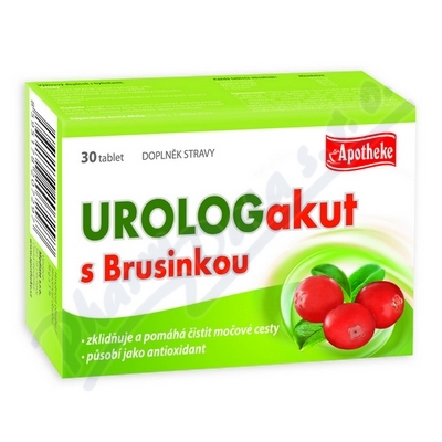 Apotheke Urolog akut s brusinkou tbl.  30