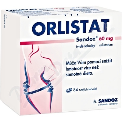 Orlistat Sandoz 60mg cps. dur. 84x60mg I