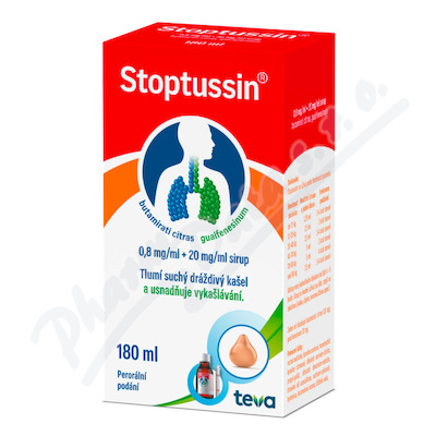 Stoptussin 0. 8ml-mg+20mg-ml sir. 1x100ml