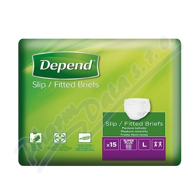 Depend Slip Super Plus inkont. kalhotky vel. L 15ks