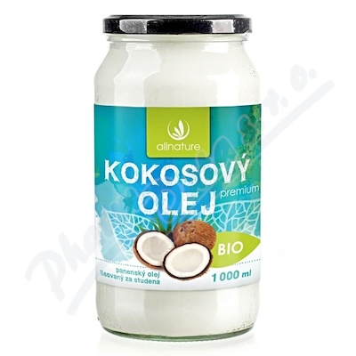 Allnature Kokosov olej panensk BIO 1000ml