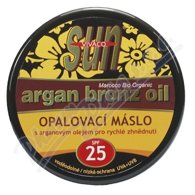 VIVACOsun opalovac mslo argan. olej SPF25 200ml