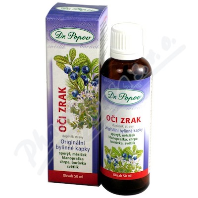 Dr. Popov Kapky bylinn Oi zrak 50ml