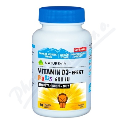 NatureVia Vitamin D3-Efekt Kids tbl. 60