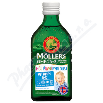 Mollers Omega 3 Mj prvn ryb olej 250ml