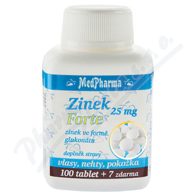 MedPharma Zinek 25mg Forte tbl. 107