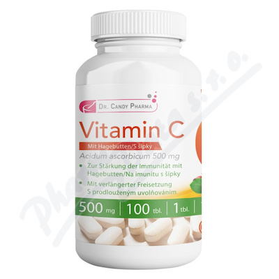 Dr. Candy Pharma Vitamin C Premium tbl. 100x500mg