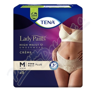 TENA Lady Pants Plus Creme M ink. kalh. 9ks 782510