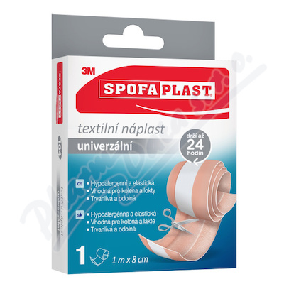 3M Spofaplast 164 Textiln elastic. nplast 1mx8cm