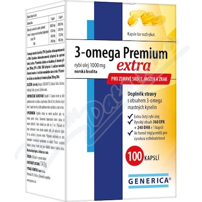 3-omega Premium extra cps. 100 Generica