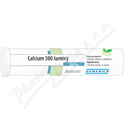 Calcium 500 umiv forte Generica eff. tbl. 20