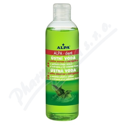 Alpa dent stn voda s mtou a eukalyptem 250ml