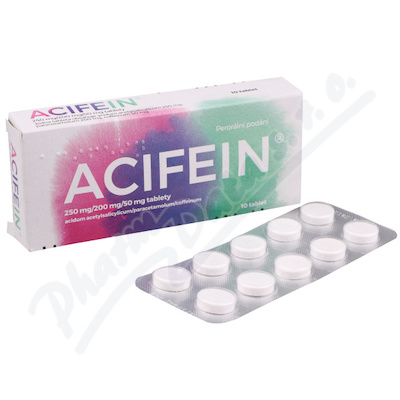 Acifein 250mg-200mg-50mg tbl. nob. 10