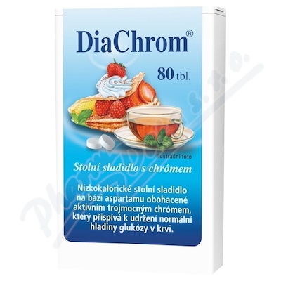 DiaChrom tbl. 80 nzkokalorick sladidlo