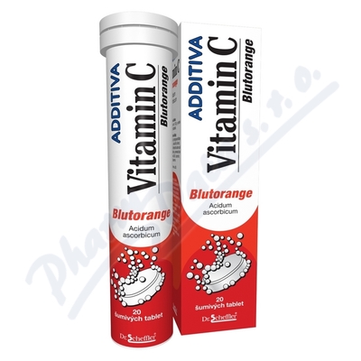 Additiva vitamin C Blutorange tbl. eff. 20